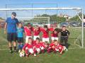 Ekipa U9 West 2 pred prvu utakmicu